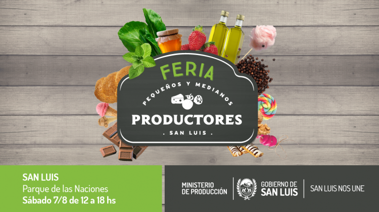 Vuelve la Feria de Pequeños y Medianos Productores al Parque de las Naciones