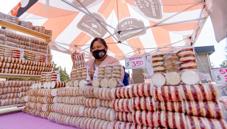 Las familias disfrutaron de un sábado radiante en la Feria de Pequeños y Medianos Productores