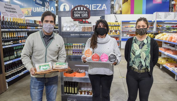 Las elaboraciones saludables de productores de Góndola San Luis ya están a la venta en el Mercado Municipal