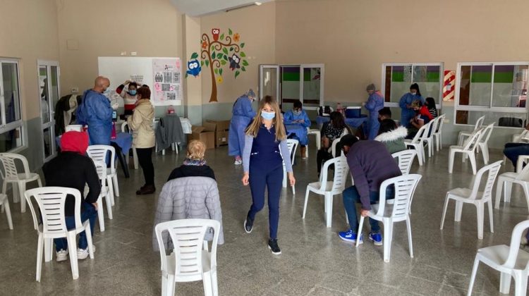 En Santa Rosa del Conlara, 445 vecinos completaron su esquema de vacunación