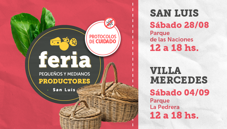 Anunciaron las nuevas fechas de la Feria de Pequeños y Medianos Productores