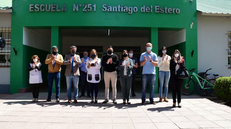 Finalizó la obra de mantenimiento en la Escuela N° 251 “Provincia de Santiago del Estero”