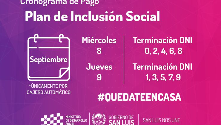 El Plan de Inclusión Social recibe el beneficio esta semana