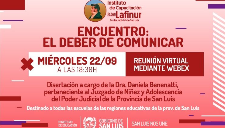 Comenzó el ciclo de encuentros: “El deber de comunicar”