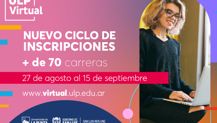 ULP Virtual: las inscripciones permanecen abiertas hasta el 15 de septiembre