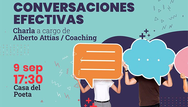 Realizarán una charla sobre “Conversaciones Efectivas” en La Casa del Poeta