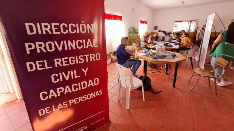 Operativos de DNI: más de 660 puntanos gestionaron su nueva cédula