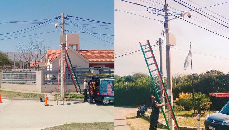 Instalaron cámaras de videovigilancia en la Villa de Merlo