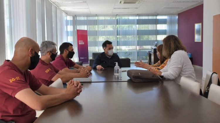 Anastasi recibió a las autoridades del IFDC San Luis