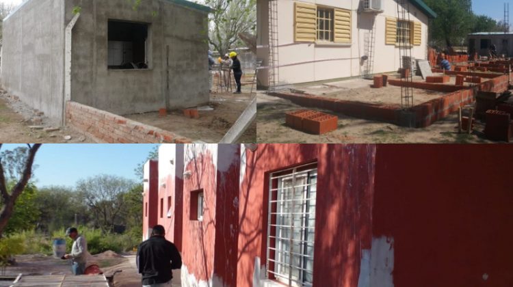 A buen ritmo, progresan las obras de los Centros de Salud de Juan Llerena y Alto Pencoso