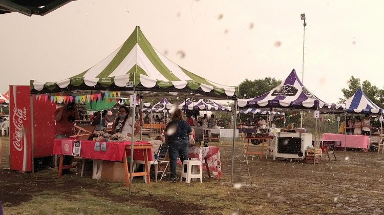 Debido a las condiciones climáticas, se suspendió la Feria de Pequeños y Medianos Productores en la Villa de Merlo