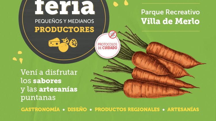 La Feria de Pequeños y Medianos Productores vuelve a la Villa de Merlo