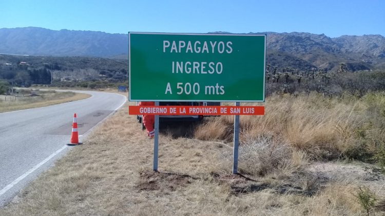 Más obras para mejorar la señalización vial: se sumaron 95 nuevos carteles