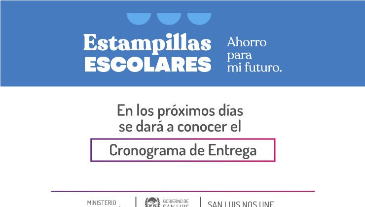 En los próximos días se dará a conocer el nuevo cronograma entrega de las Estampillas Escolares