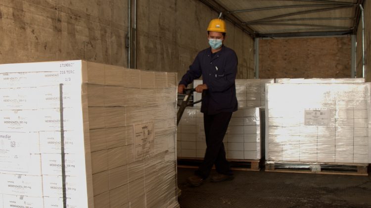 Laboratorios Puntanos envió al Ministerio de Salud de la Nación una tercera tanda de medicamentos