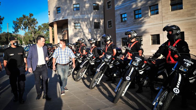 La Policía de San Luis recibió 48 nuevas motocicletas