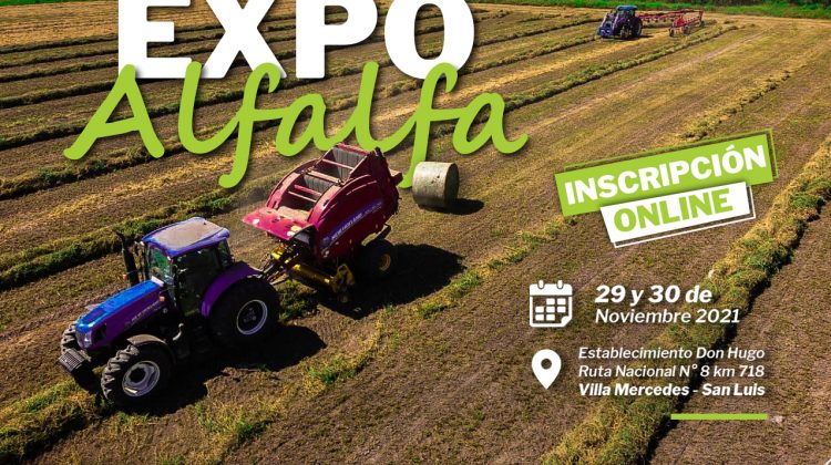 Este lunes se abre la Expo Alfalfa 2021 en Villa Mercedes