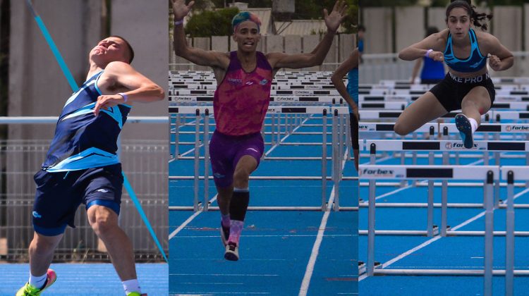 Buena cosecha del atletismo de San Luis: obtuvo dos medallas de oro y una de plata en el primer día de competencia