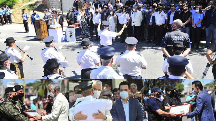 El gobernador Alberto Rodríguez Saá encabezó el acto conmemorativo de la creación de la Policía de la Provincia de San Luis