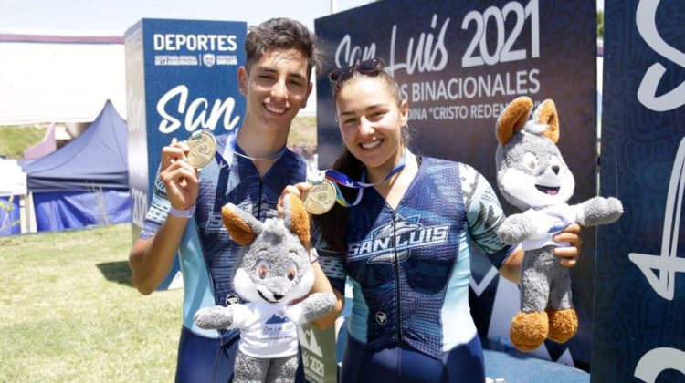 Rocío Ozán y Bernardo Cambareri sumaron dos oros en ciclismo