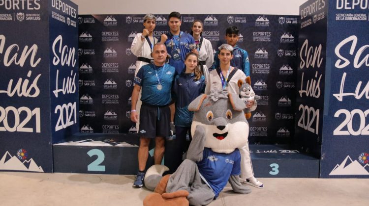 El taekwondo puntano aportó tres nuevas medallas