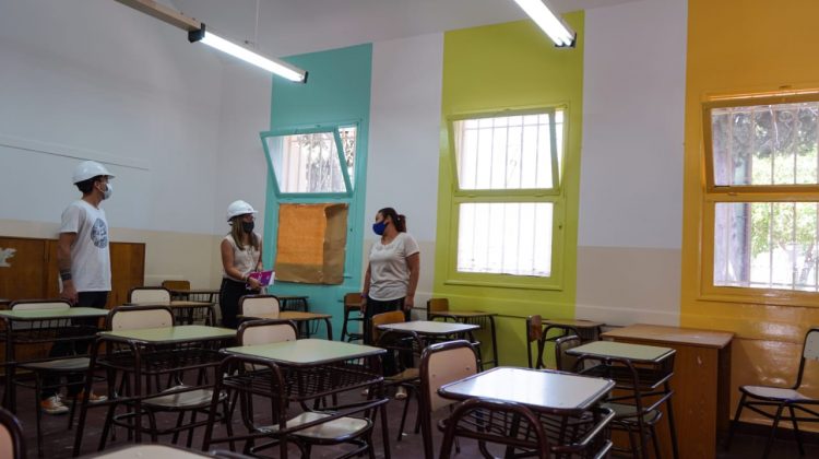 La comunidad educativa de la Escuela “La Rioja” ya puede ver el notable cambio