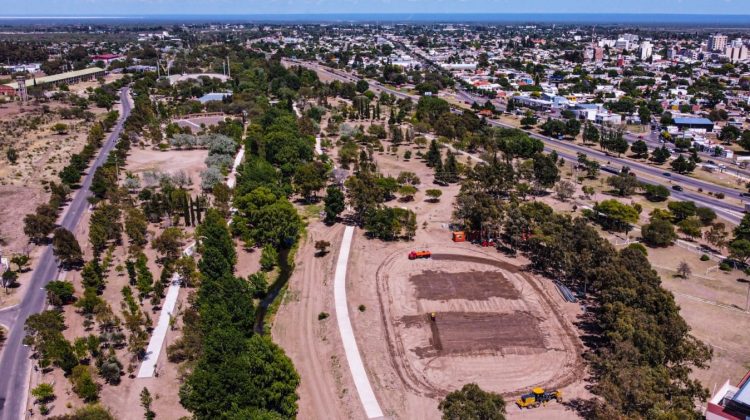 Ya pueden verse los nuevos senderos y recorridos interiores del Parque Costanera Sur