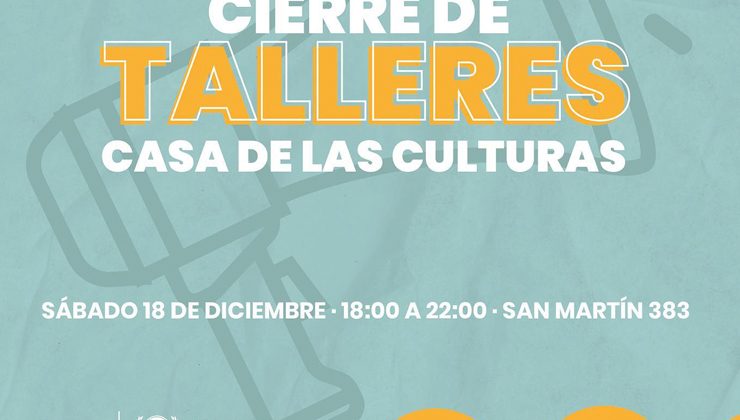 Realizarán el cierre de los talleres de la Casa de las Culturas en la Plaza Independencia