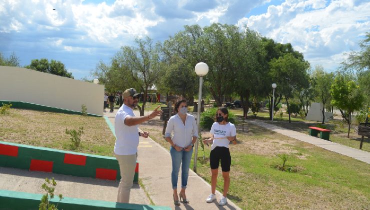 Spinuzza en el Parque Zanjitas: “Estamos felices de que el pueblo pueda disfrutar de este pulmón verde”