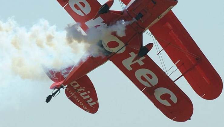 Vuelos acrobáticos, el gran atractivo para el cielo del Conlara