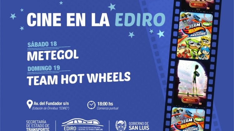 Este fin de semana habrá nuevas funciones de cine gratuito en la EDIRO