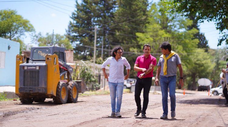 Realizan diversas obras en el barrio Parque Centenario de la ciudad de San Luis