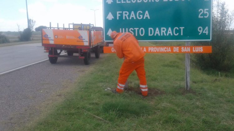 Más señalización vial en rutas y autopistas provinciales