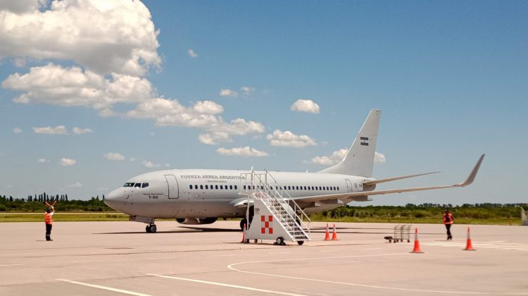 Se concretó el vuelo del último domingo de enero que conectó a CABA con suelo puntano