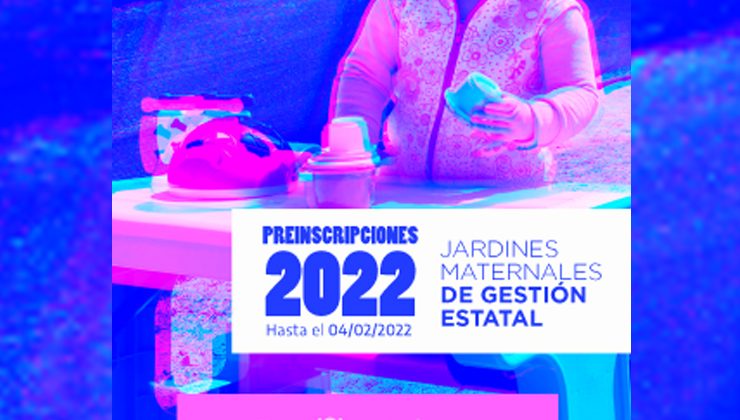 Jardines Maternales: reabren las preinscripciones para el Ciclo Lectivo 2022