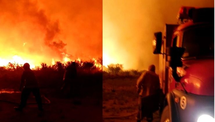 Contienen los incendios en Lafinur, Toro Negro, La Punta y Puertas Coloradas