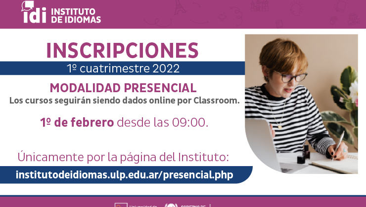 El Instituto de Idiomas de la ULP abre sus inscripciones