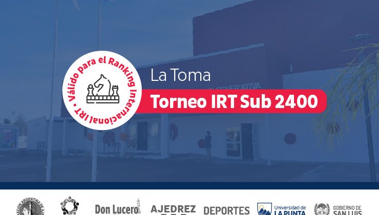 La Toma se prepara para un torneo de ajedrez válido por el ranking internacional IRT