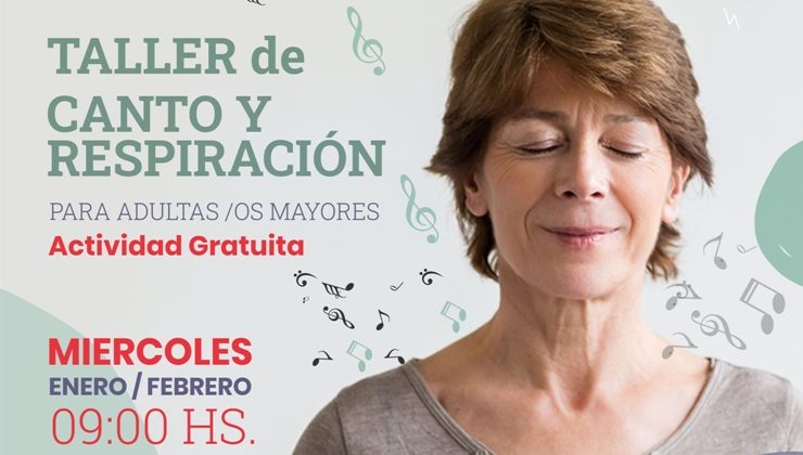 Continúa el taller de canto y respiración para adultos mayores en la Casa del Poeta