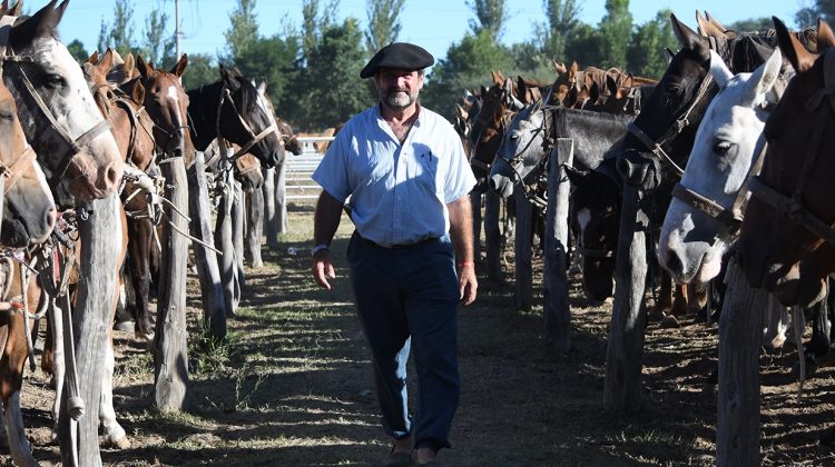 Daniel Pires, el histórico capataz de campo del Festival del Caldén