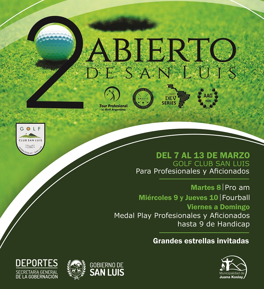 Vuelve el Golf profesional a San Luis - Agencia de Noticias San Luis