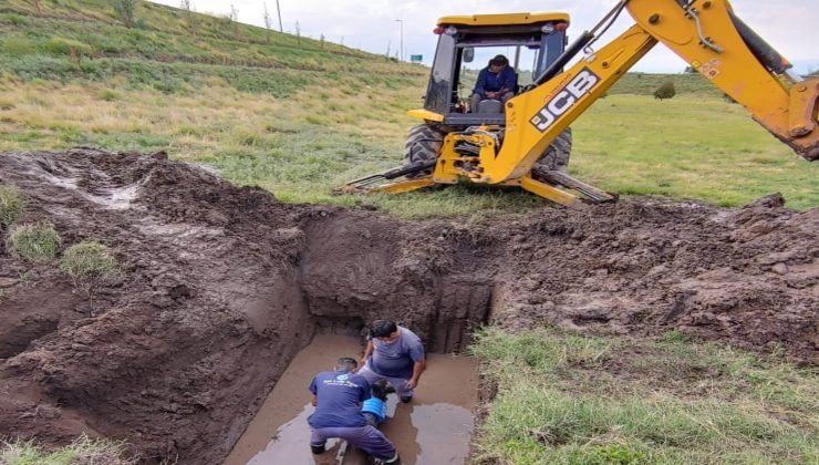 Realizaron una reparación en el acueducto San Luis