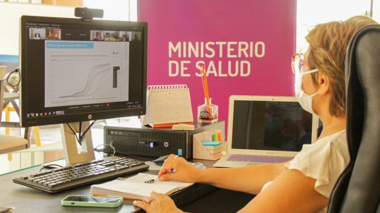 La ministra de Salud participó de la reunión para avanzar con el protocolo “Aula Segura”