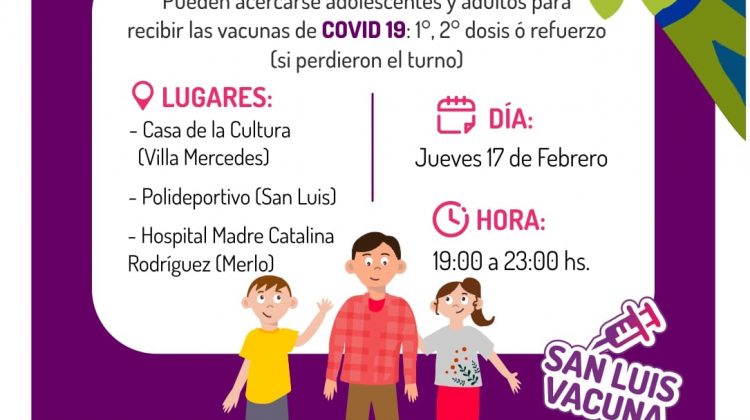 Llega la “Súper Noche de Vacunación” contra el Coronavirus