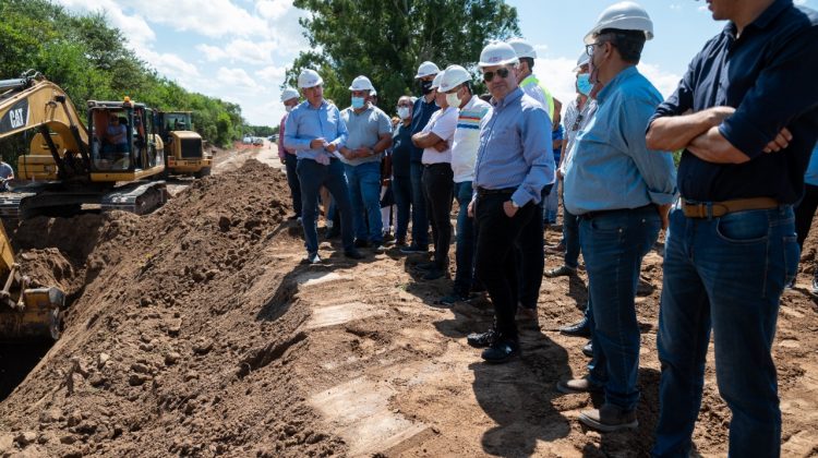 Se prevé que en octubre se inaugure la colectora industrial de Villa Mercedes