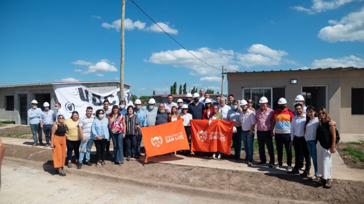 El complejo de 300 viviendas sociales de Villa Mercedes ya registra un 62% de avance de obra