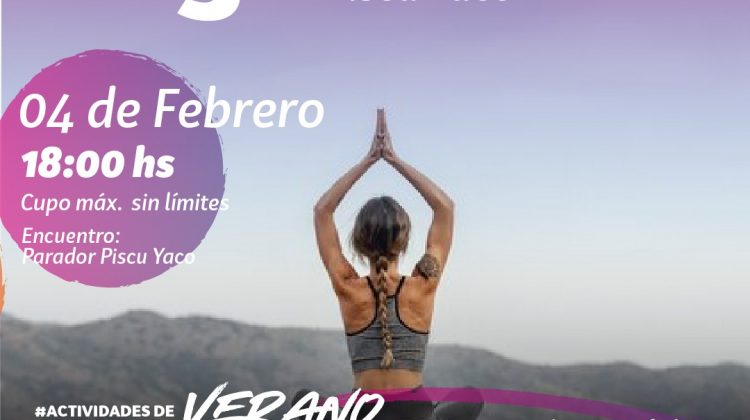 Yoga al aire libre en Piscu Yaco