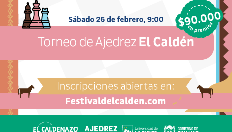 Abrió la inscripción para el “Torneo de Ajedrez del Caldén”