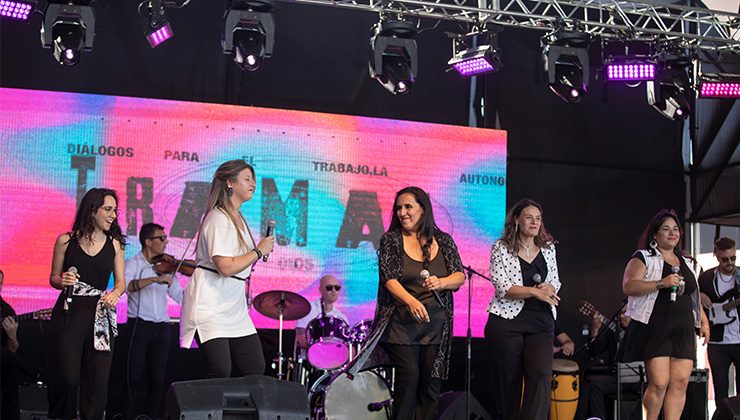 La Escuela de Música de la ULP pasó por el escenario principal de Tramar