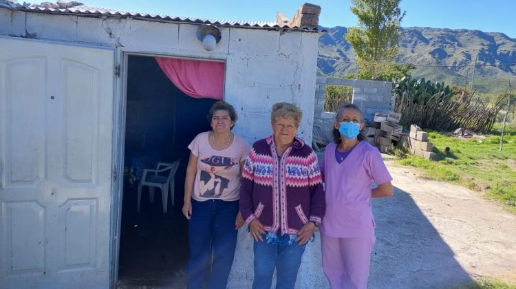 Más acciones por el Día Internacional de las Mujeres Trabajadoras: personal de Salud recorrió la zona rural de Papagayos